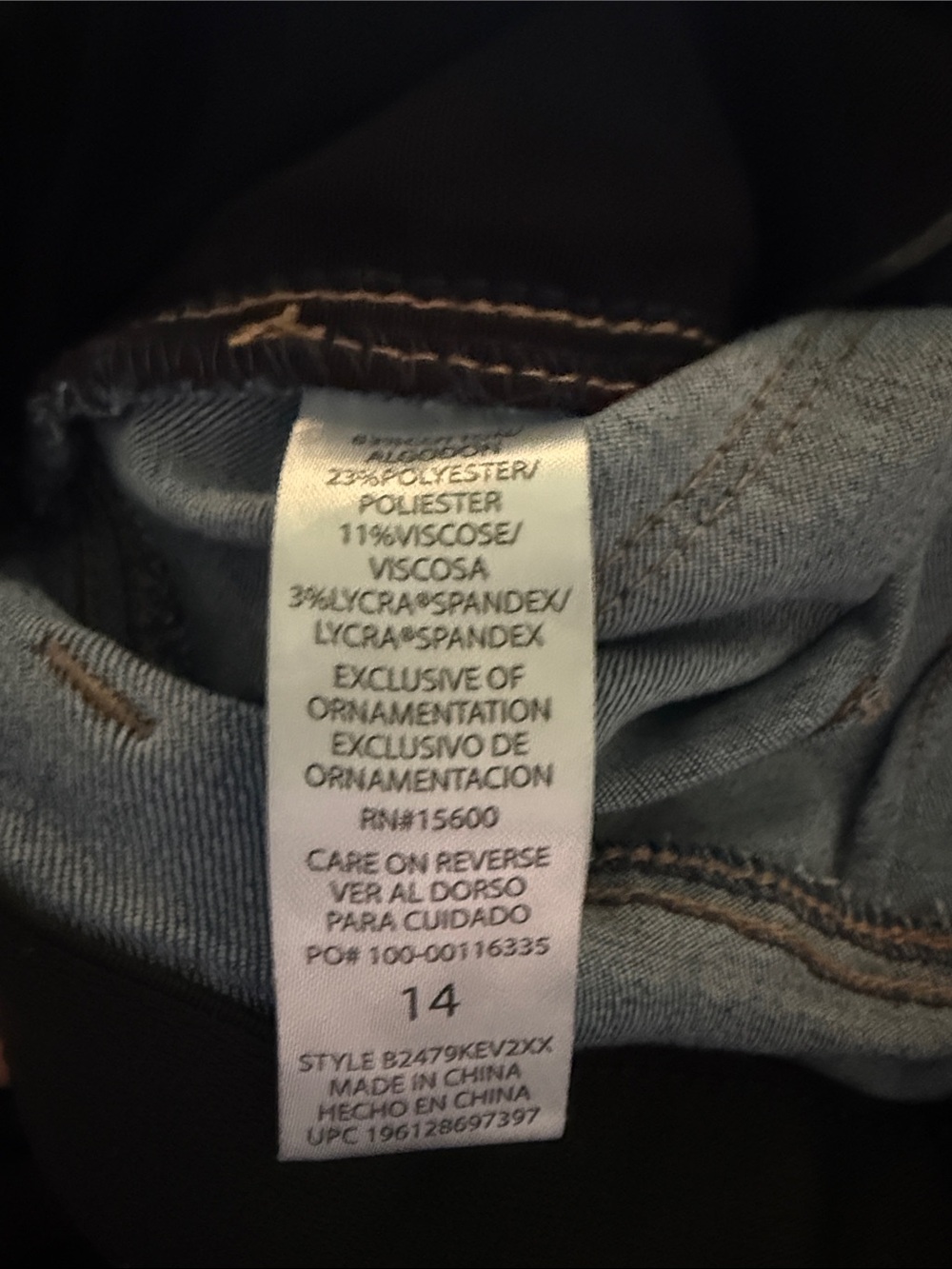 Democracy size 14 “Ab” technology jeans - Picture 5 of 5